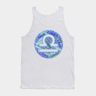 Libra Zodiac Sign Tank Top